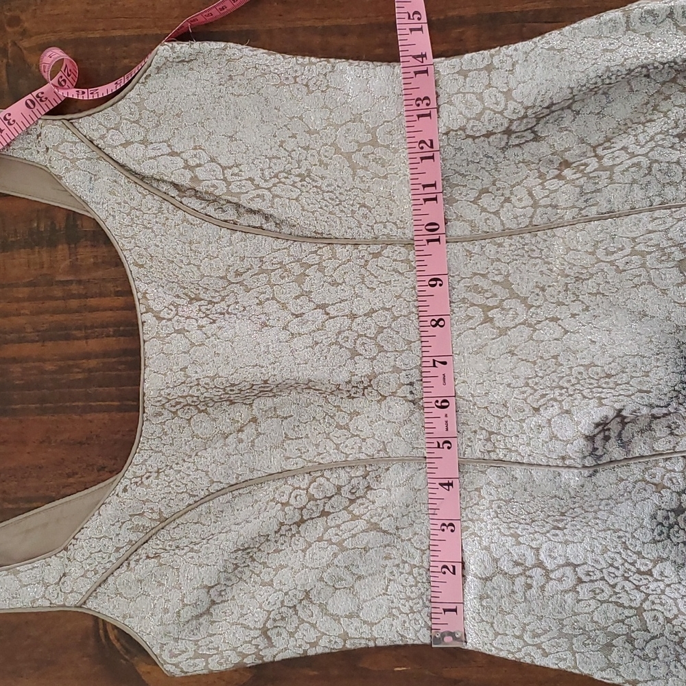 Theia Metallic Dress - Picture 5 of 8